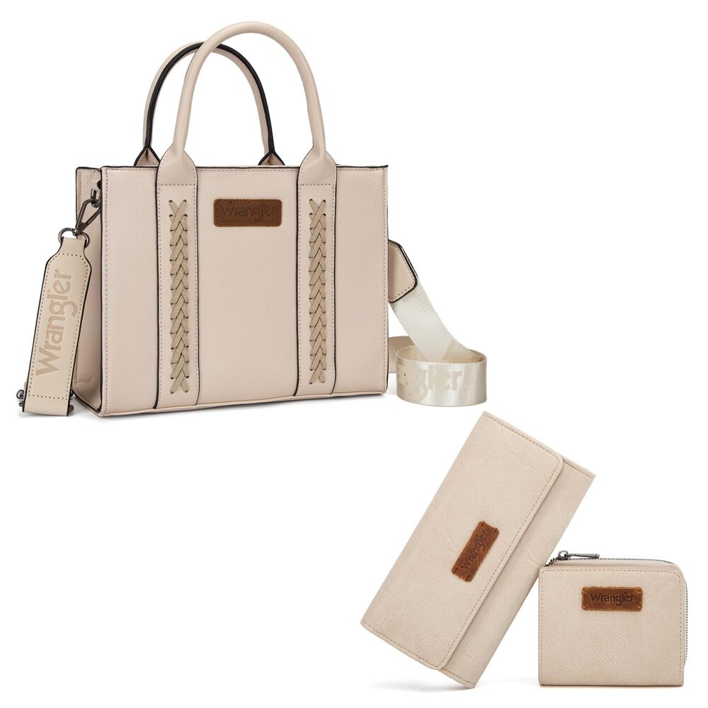8101 Wrangler Trendy Purses Handbags and RFID Blocking Wallets Set